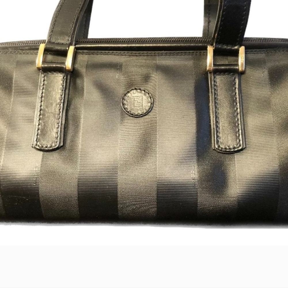 FENDI Vintage Pequin Bowler/Boston